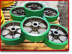 3 types of finished rollers 