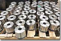 machined steel rollers
